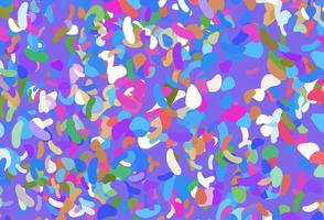 Light Multicolor, Rainbow vector template with memphis shapes.