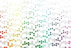 Light Multicolor, Rainbow vector template with circles.