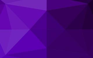 Dark Purple vector polygonal pattern.