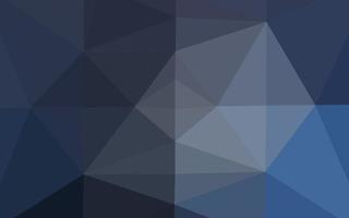 Dark BLUE vector triangle mosaic cover.