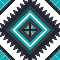 Green Teal Black Scarf or Shawl Geometric ethnic oriental pattern traditional Design for background,carpet,wallpaper,clothing,wrapping,Batik,fabric, vector illustration embroidery style