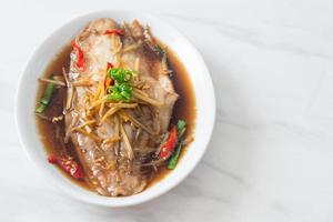 Steamed Fish with Soy Sauce photo