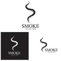 Smoke steam icon logo illustration isolated on white background Aroma vaporize icons. Smells vector line icon  hot aroma  stink or cooking steam symbols  smelling or vapor