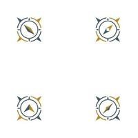 Compass Logo Template vector icon illustration design