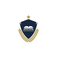 plantilla de diseño de logotipo de escuela y curso de academia universitaria vector