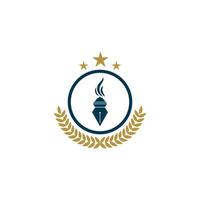 University  Academy  School and Course logo design template vector