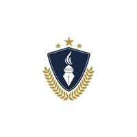 University  Academy  School and Course logo design template vector