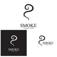 Smoke steam icon logo illustration isolated on white background Aroma vaporize icons. Smells vector line icon  hot aroma  stink or cooking steam symbols  smelling or vapor