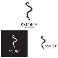 Smoke steam icon logo illustration isolated on white background Aroma vaporize icons. Smells vector line icon  hot aroma  stink or cooking steam symbols  smelling or vapor