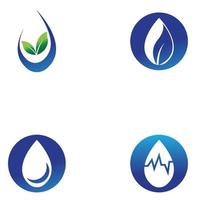 Water drop Logo Template vector