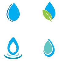 vector de plantilla de logotipo de gota de agua