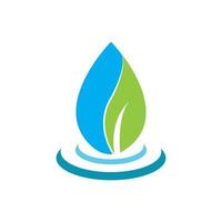 vector de plantilla de logotipo de gota de agua