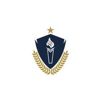 University  Academy  School and Course logo design template vector