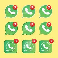 modern phone icon in green bubble speech vector