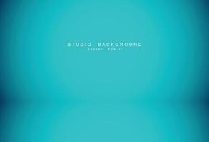 Empty blue studio room Background vector