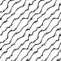 Seamless abstract pattern, black ink texture for design vector