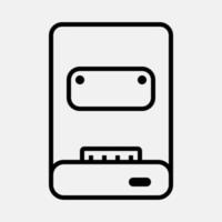 Hard disk Icon vector