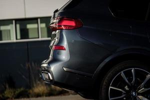 Minsk, Belarus, February 2022 - wheel of a BMW X7 photo