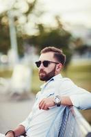 portrait of a handsome man photo