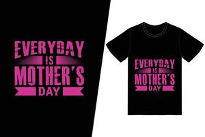 Life doesn't come with a manual it's come with a mother t-shirt design. Happy mothers day t-shirt design vector. For t-shirt print and other uses. vector