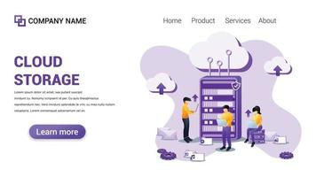 cloud storage Illustration for Web, web interface, website, web graphic Template vector fully editable Design