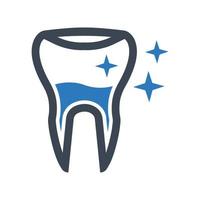 icono de cavidad, símbolo de relleno dental para su sitio web, logotipo, aplicación, diseño de interfaz de usuario vector