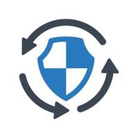Network security icon on white background vector