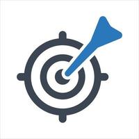 Target market icon, Business target, aim, Financial Target vector