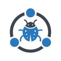 Security network icon on white background vector