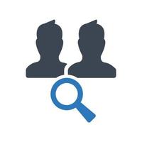 Find customer Icon, job search icon for your web site , logo, app, UI design vector