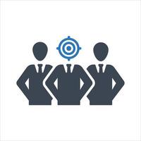 Target Audience Icon, Target Customers, Business target vector