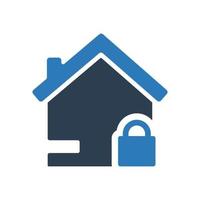 Home lock icon, Home lock symbol for your web site , logo, app, UI design vector