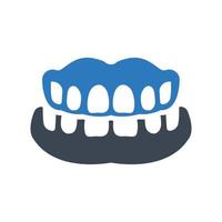 Dentures icon, Dentistry symbol for your web site , logo, app, UI design vector