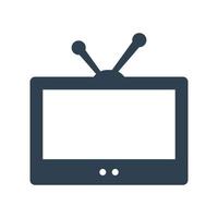 icono de televisor, símbolo de televisión para su sitio web, logotipo, aplicación, diseño de interfaz de usuario vector