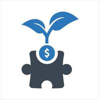 Creative investment icon, Startup, business vector