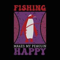 Penguin T Shirt Design vector