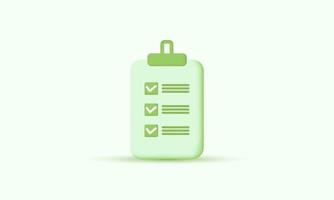 creative assignment design icon clipboard checklist document symbol vector