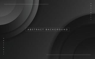 Modern black abstract background template vector