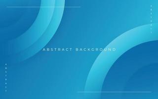 Modern blue abstract background template vector