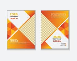 Modern Corporate Book Cover Template vector