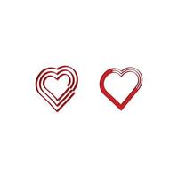 3d heart logo. Vector love icon.eps