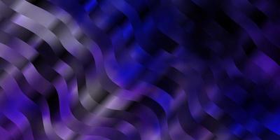 Light Purple vector background with bent lines.