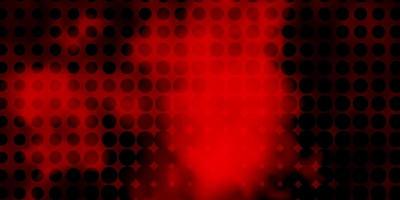 Dark Red vector texture with disks.