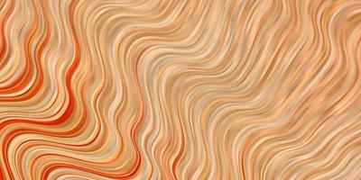 Light Red vector template with curved lines.
