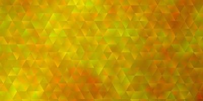 Light Yellow vector layout with lines, triangles.