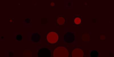 Light Red vector texture with circles.