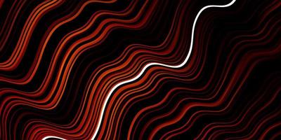 Dark Red vector background with wry lines.