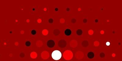 Light Red vector texture with disks.