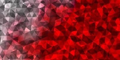 Light Red vector background with polygonal style.