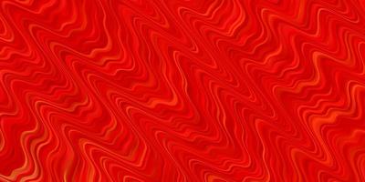 Light Red, Yellow vector backdrop with circular arc.
